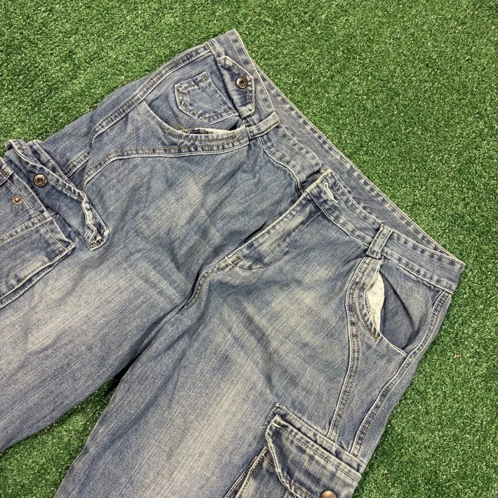 Vintage Baggy Denim Cargo Shorts